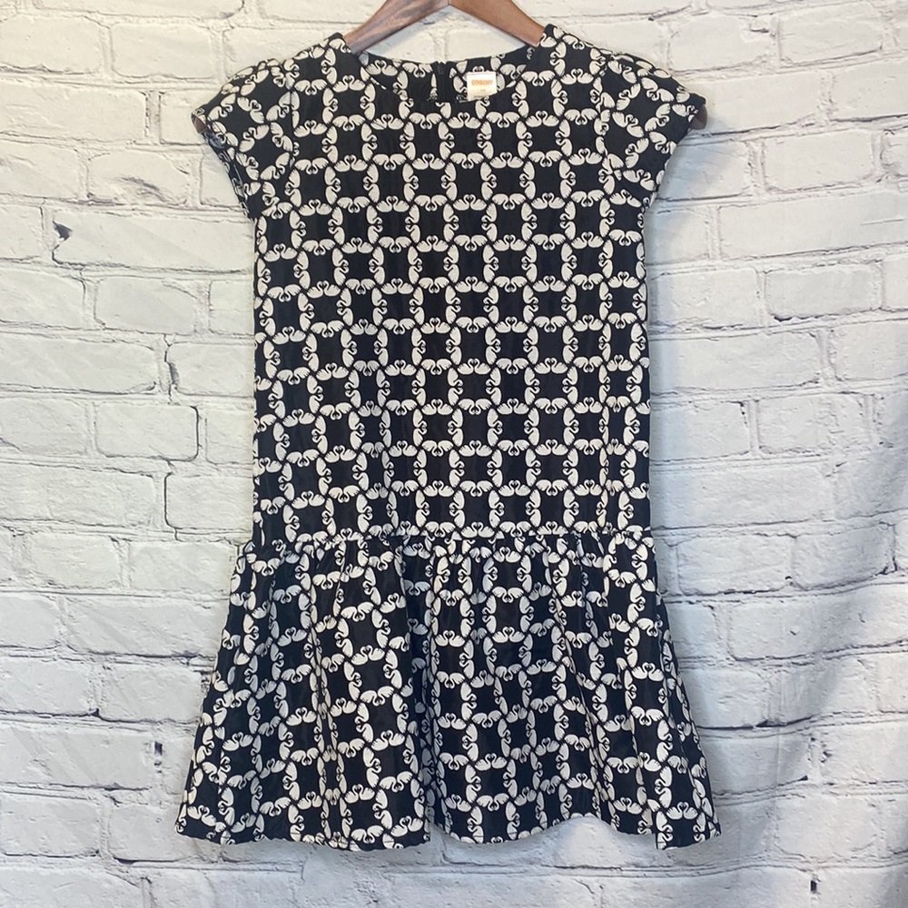 Gymboree Short Sleeve Dress Swan Print Size 10 Excellent Condition - Picture 2 of 12